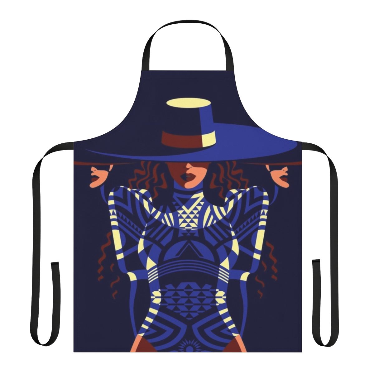 Stylish Beyonce-inspired apron with bold design