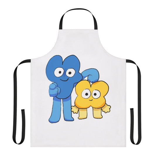 Bfb & Bfdi-inspired apron featuring the character Four and Fourx