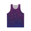Bi pride galaxy 8bit unisex tank top