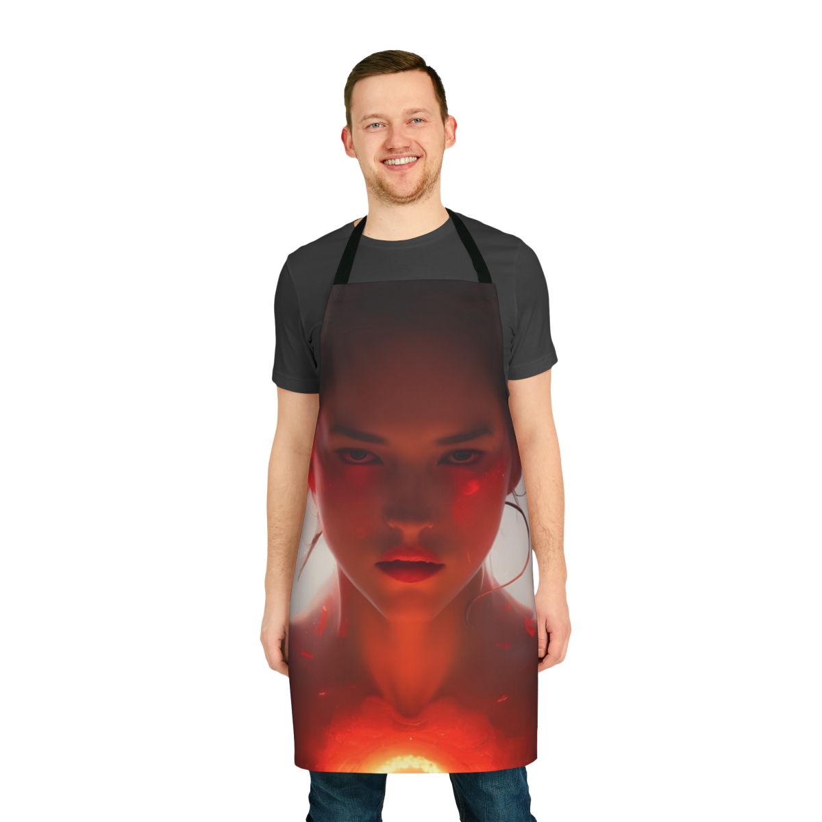 Bia Greek Goddess of Force and Energy Inspired Apron