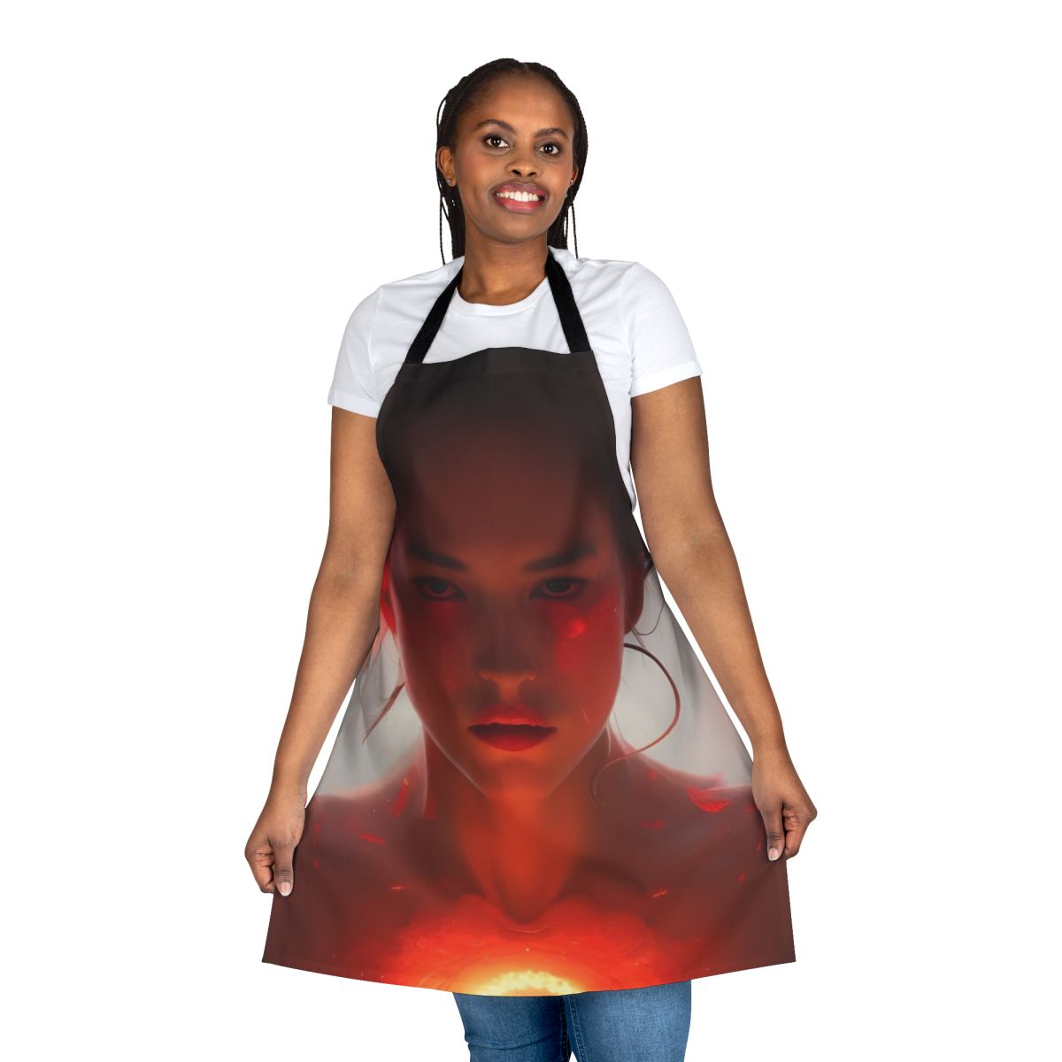 Bia Greek Goddess of Force and Energy Inspired Apron