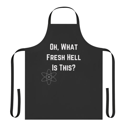 Big Bang Theory inspired "Fresh Hell" design kitchen apron