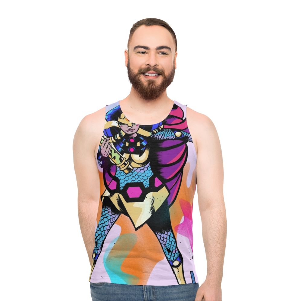 Big Barda female superhero unisex tank top