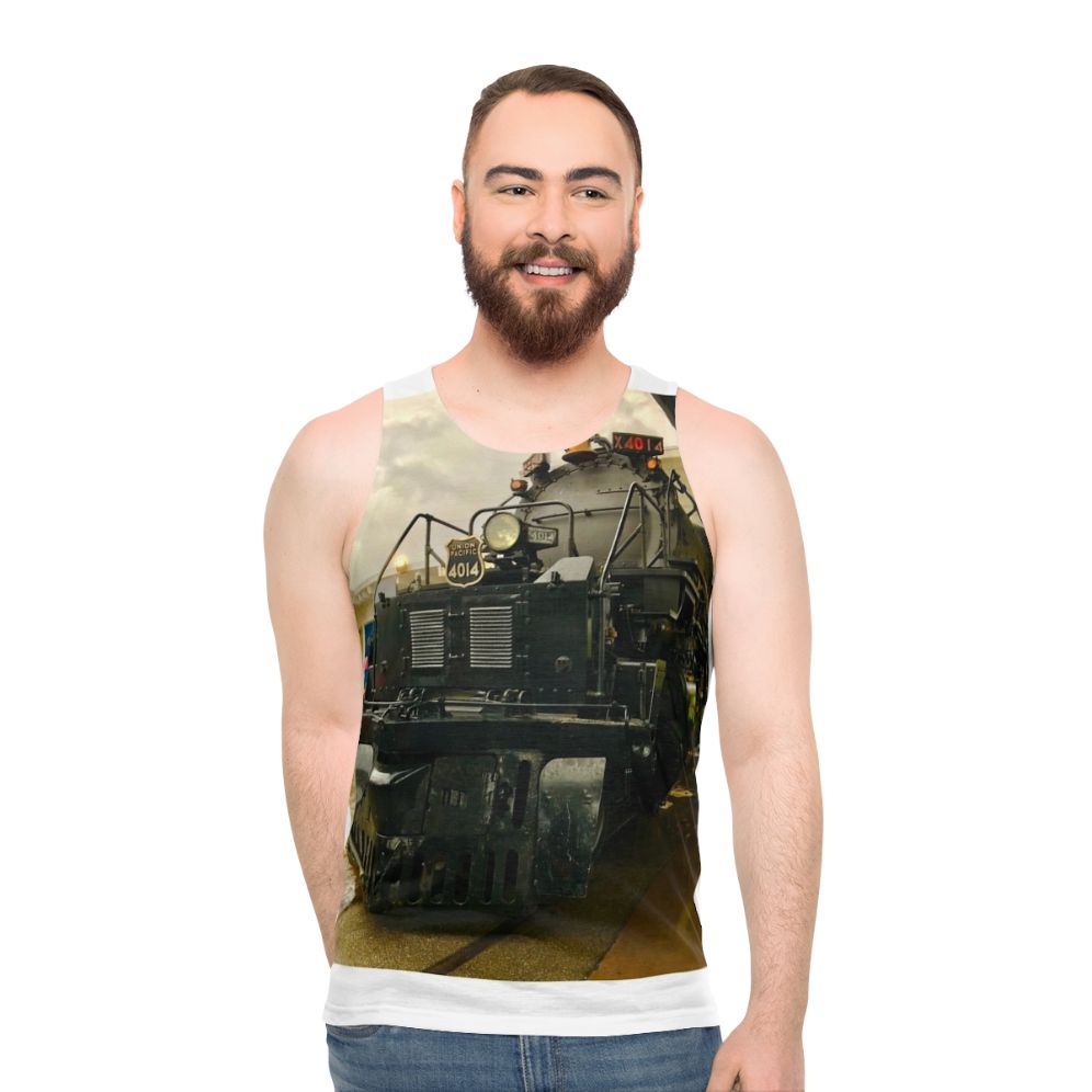 Big Boy Steam Locomotive Unisex Tank Top