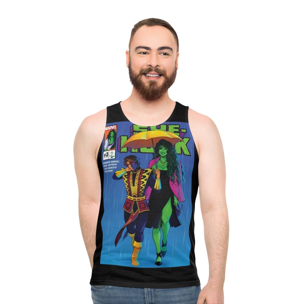 Big Green Hero Unisex Tank Top