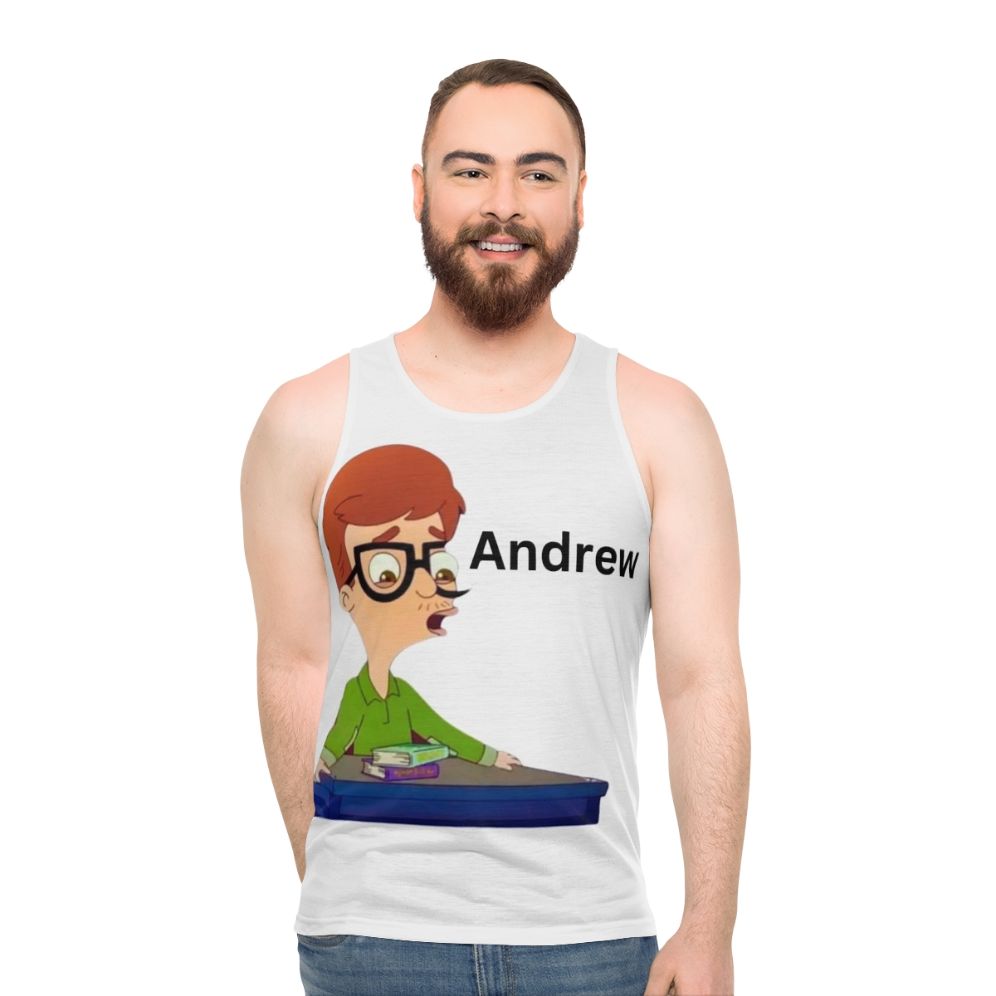 Big Mouth Andrew Glouberman Fanart Unisex Tank Top