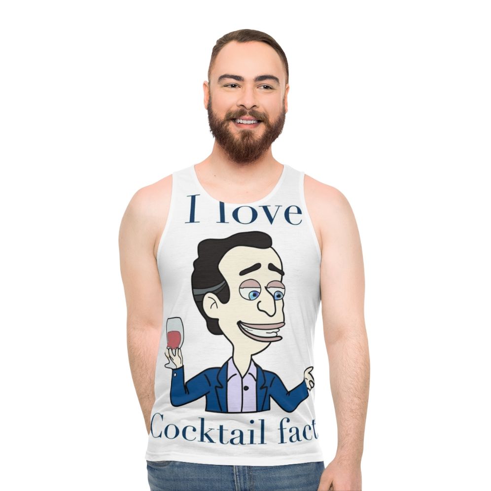 Big Mouth Cocktail Facts Unisex Netflix Tank Top