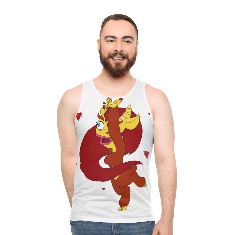 Unisex Big Mouth Connie Dance Tank Top