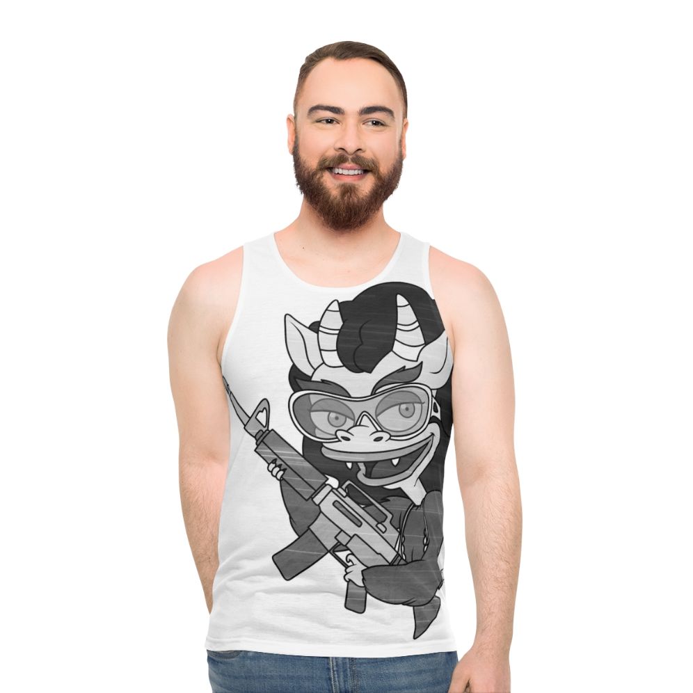 Big Mouth Connie Unisex Tank Top