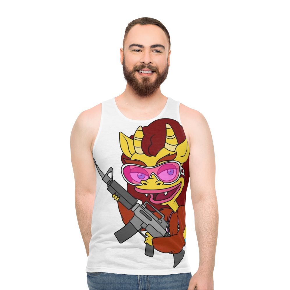 Big Mouth Connie Unisex Tank Top