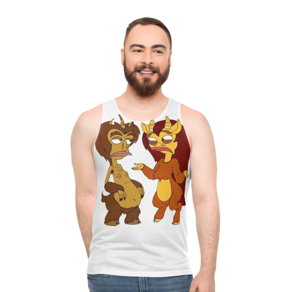 Big Mouth Netflix Inspired Unisex Fan Art Tank Top