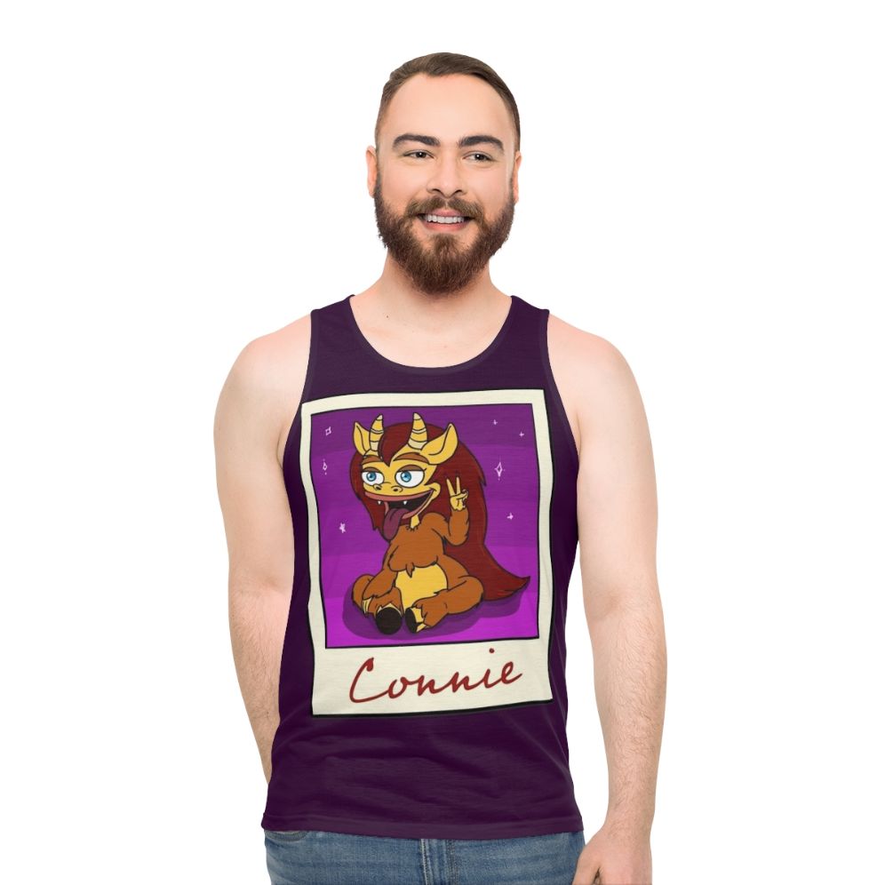 Big Mouth Hormone Monster Connie Unisex Tank Top
