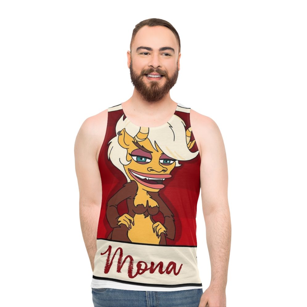 Big Mouth Hormone Monster Mona Unisex Tank Top