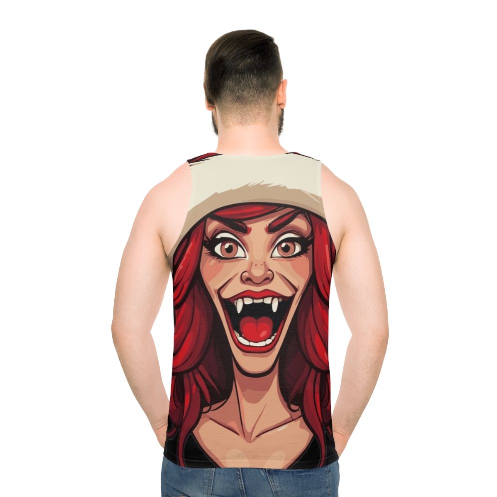 Big Mouth Hormone Monster Santa Unisex Tank Top