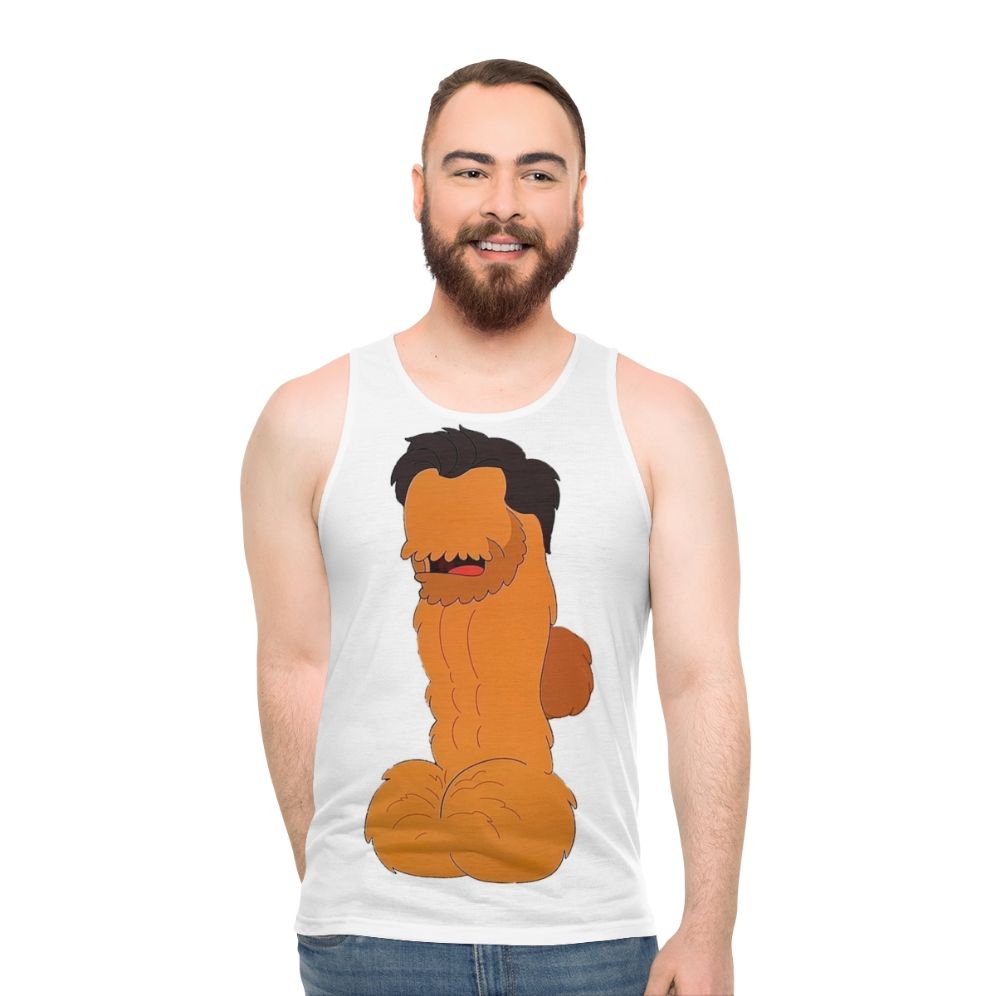 Big Mouth Hugh Jackman Parody Unisex Tank Top