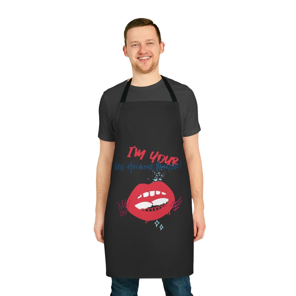 Big Mouth Netflix-inspired apron with comedy cartoon characters