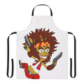 Big Mouth inspired apron featuring the Hormone Monster character
