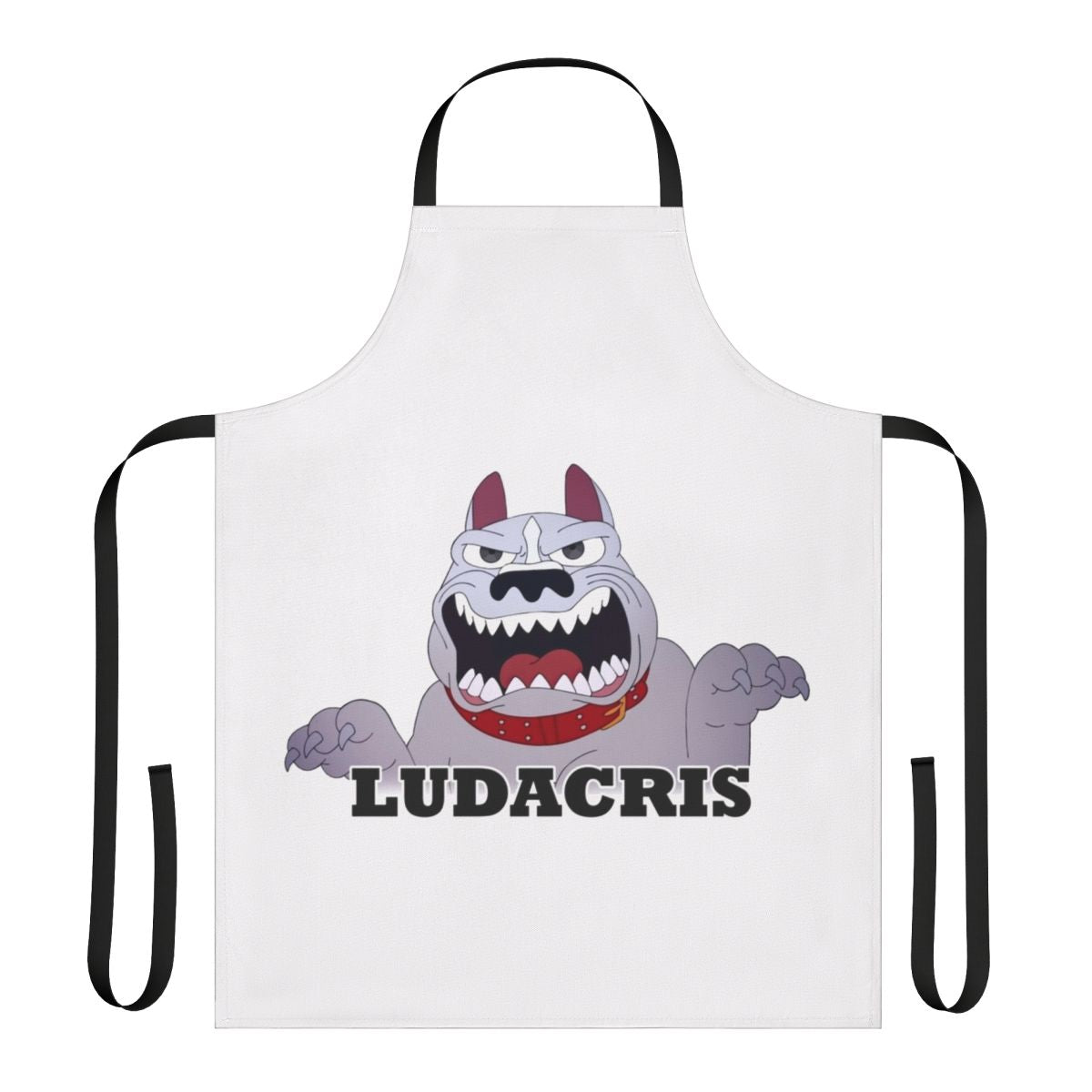 Big Mouth inspired apron featuring Ludacris and Pitbull characters