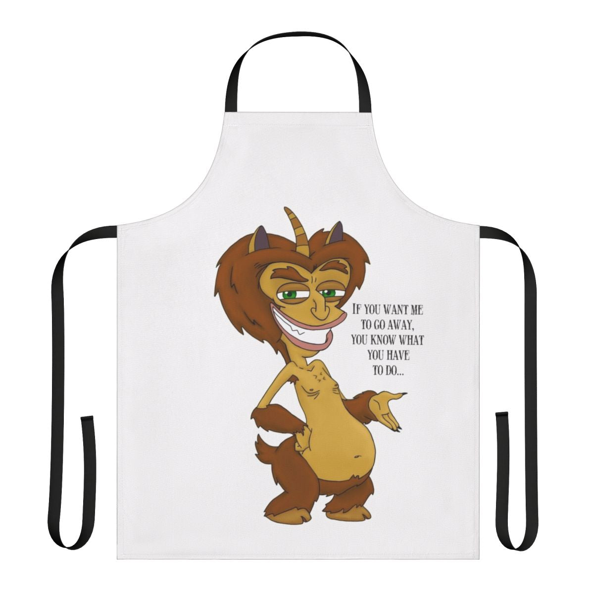 Big Mouth inspired apron featuring the quote "You Know What You Have To Do Maury"