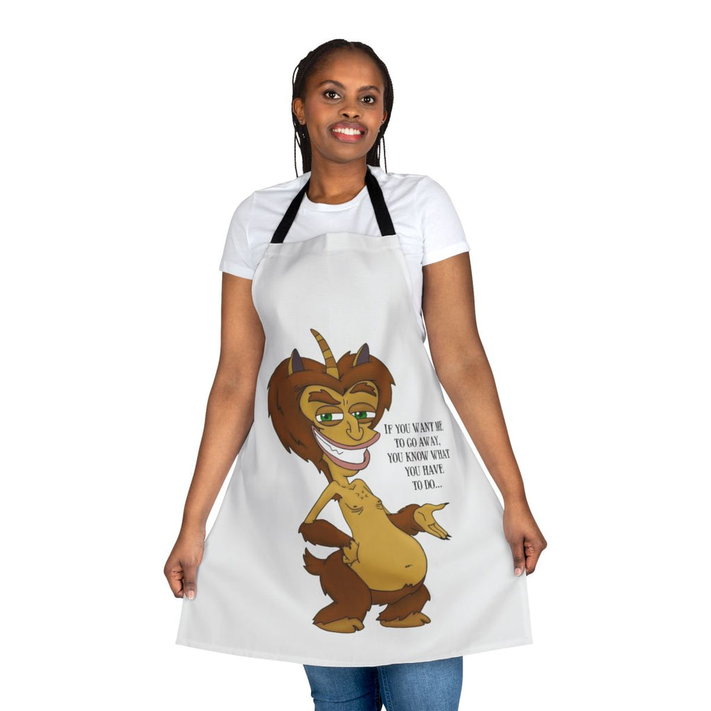 Big Mouth inspired apron featuring the quote "You Know What You Have To Do Maury"