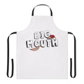 Big Mouth inspired cartoon apron with vibrant colors and playful design