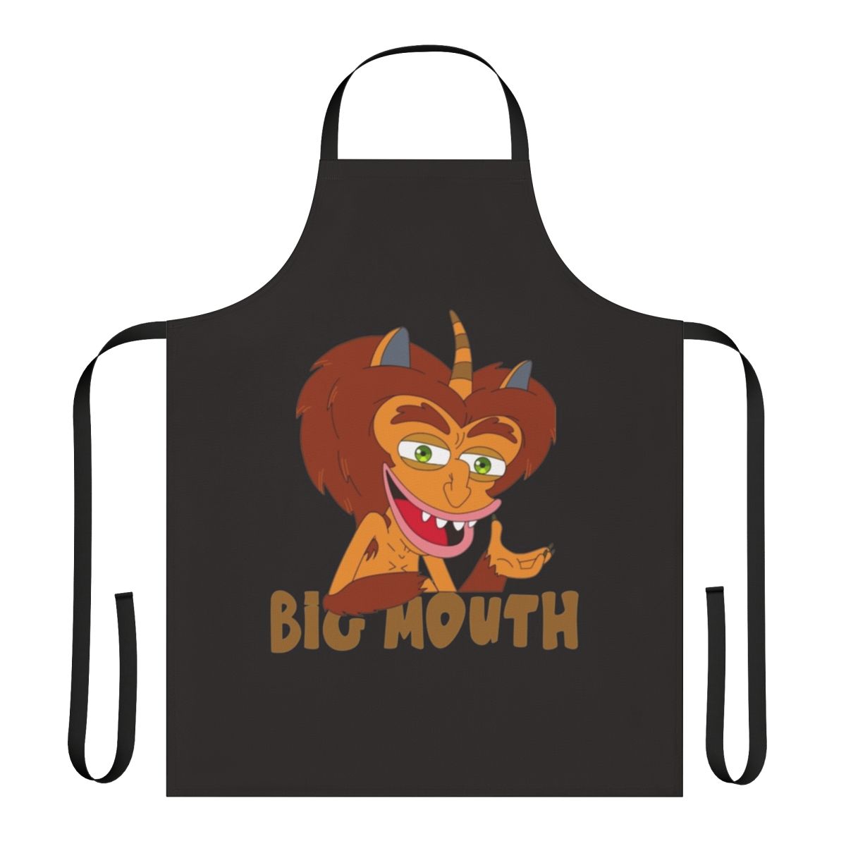 Big Mouth Netflix Classic T-Shirt Apron featuring a graphic design of the show's logo