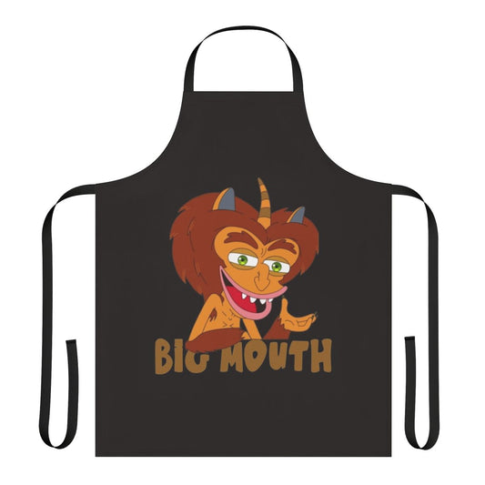 Big Mouth Netflix Classic T-Shirt Apron featuring a graphic design of the show's logo