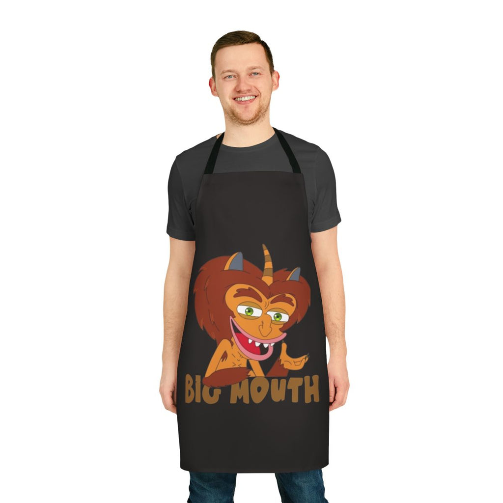 Big Mouth Netflix Classic T-Shirt Apron featuring a graphic design of the show's logo