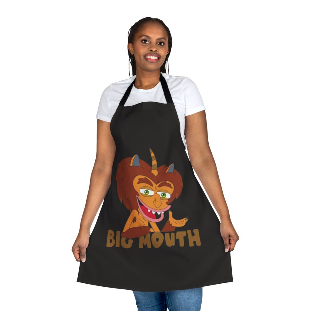 Big Mouth Netflix Classic T-Shirt Apron featuring a graphic design of the show's logo