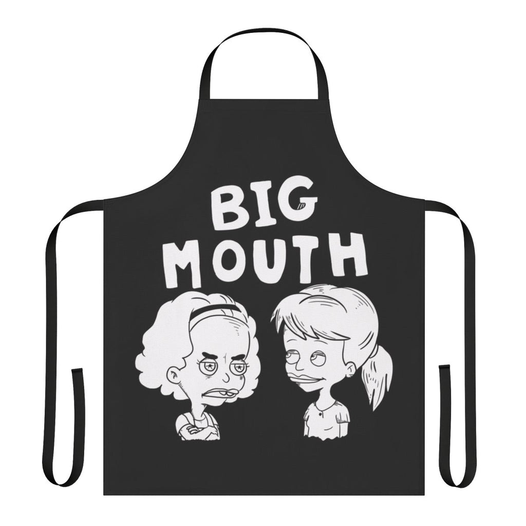 Big Mouth inspired cooking apron featuring the popular adult cartoon Netflix series