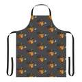Big Mouth Maury character themed apron with smoking imagery