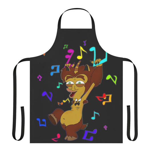 Big Mouth Inspired Music Lover Apron with Maury and Hormone Monster Design