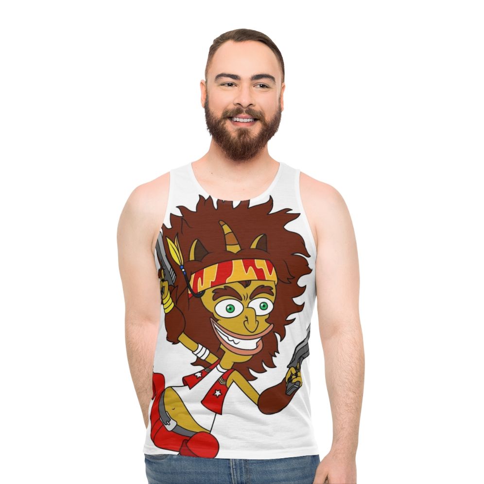 Big Mouth Maury Unisex Tank Top