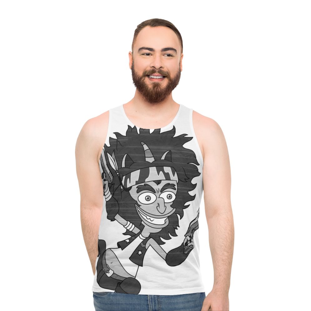 Big Mouth Maury Unisex Tank Top