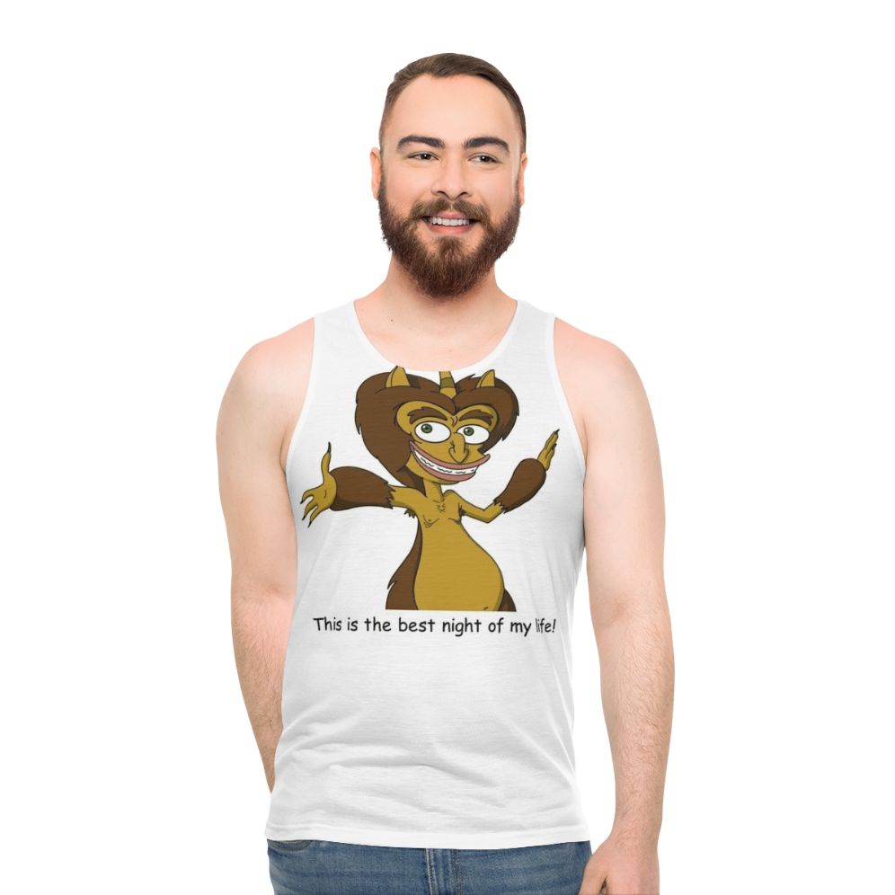 Big Mouth Maury Unisex Tank Top