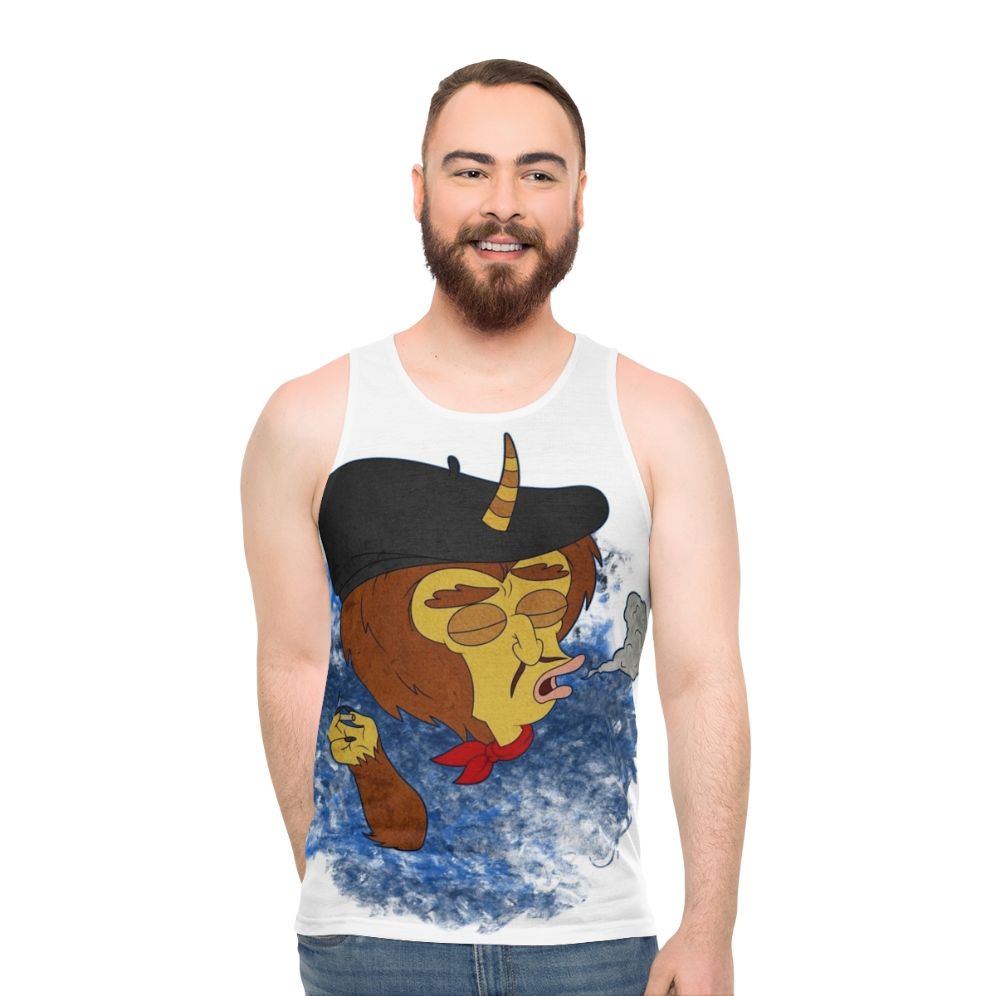 Big Mouth Maury Unisex Tank Top