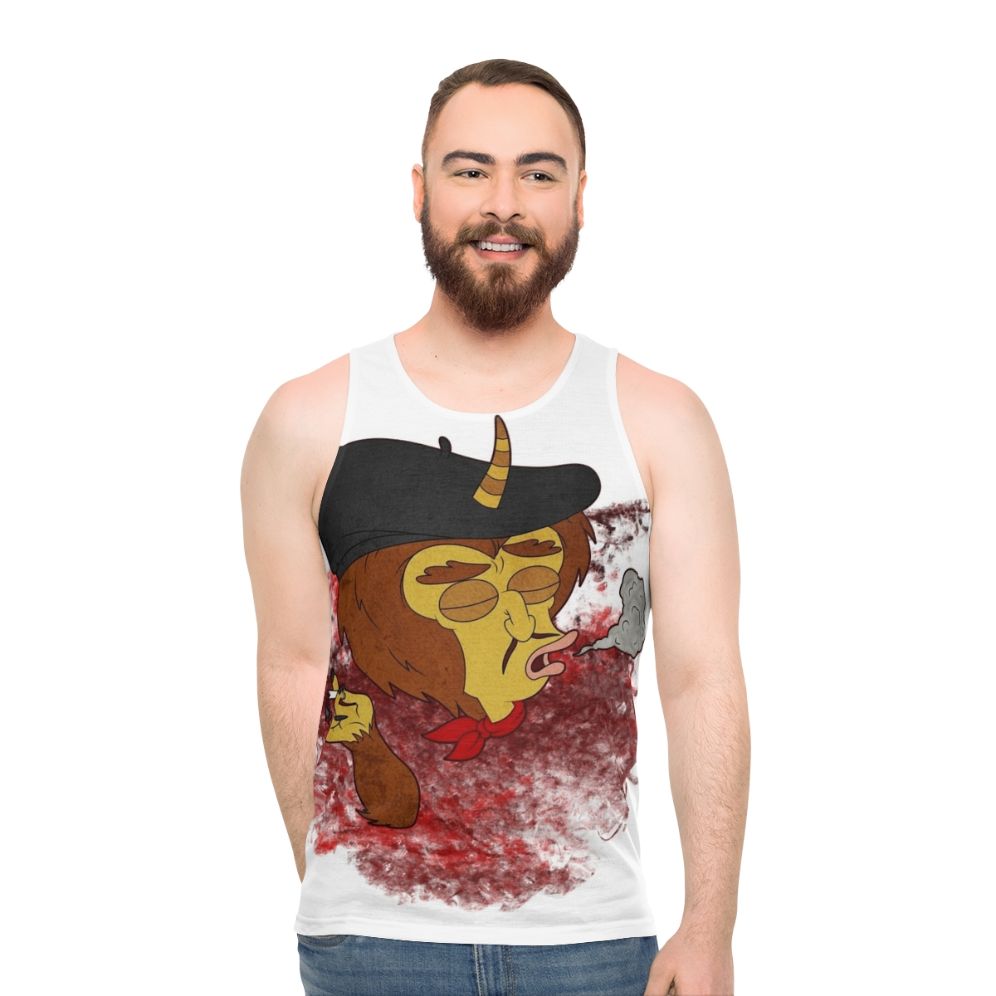 Big Mouth Maury Unisex Netflix Cartoon Tank Top