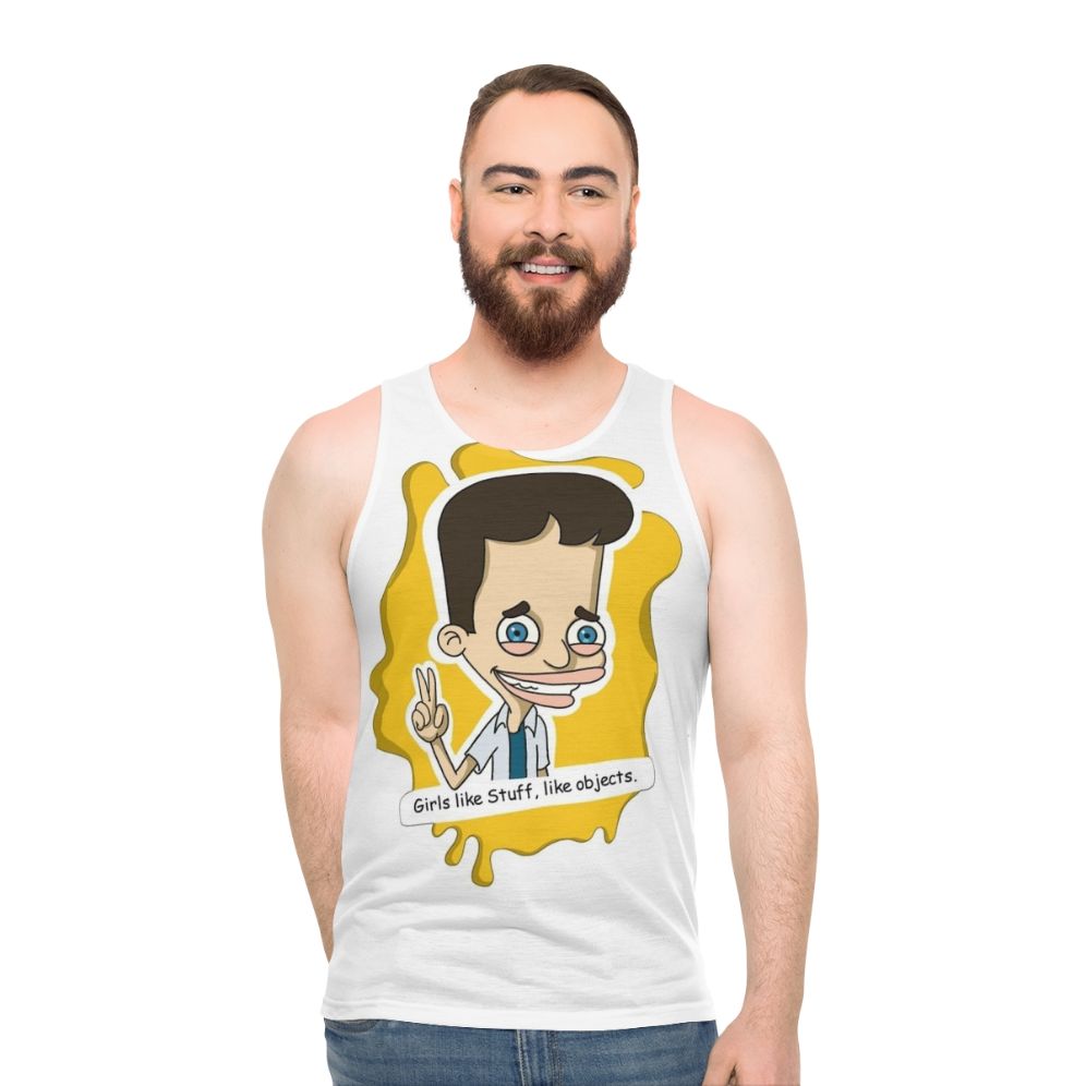 Unisex Big Mouth Netflix Character Tank Top
