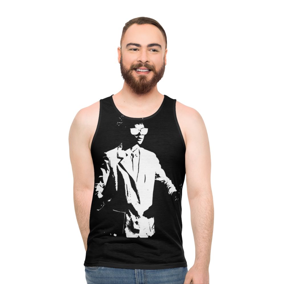 Big Science Unisex Tank Top featuring experimental music album art