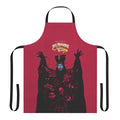 Big Trouble In Little China inspired cooking apron with Lo Pan, Jack Burton, and cult movie graphics