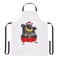 Biggie Cheese inspired Christmas apron with barnyard and meme-inspired design