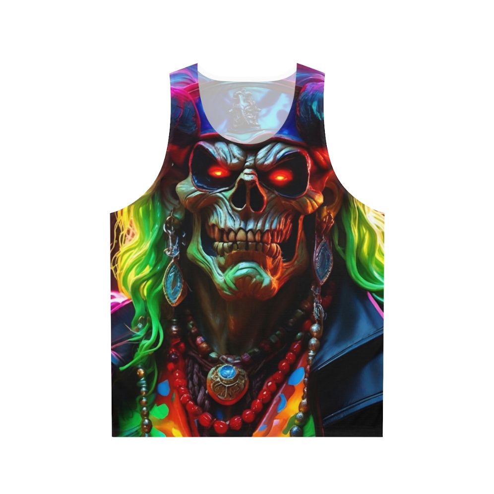 Biker Pirate Unisex Tank Top