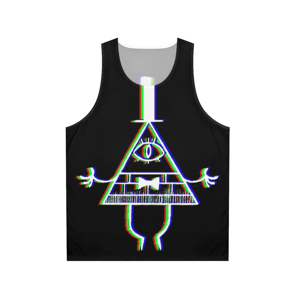 Bill Cipher Anaglyph Unisex Tank Top