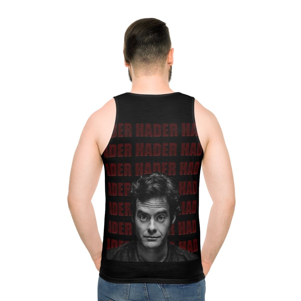 Bill Hader unisex tank top with SNL, IT, and Stranger Things inspired design