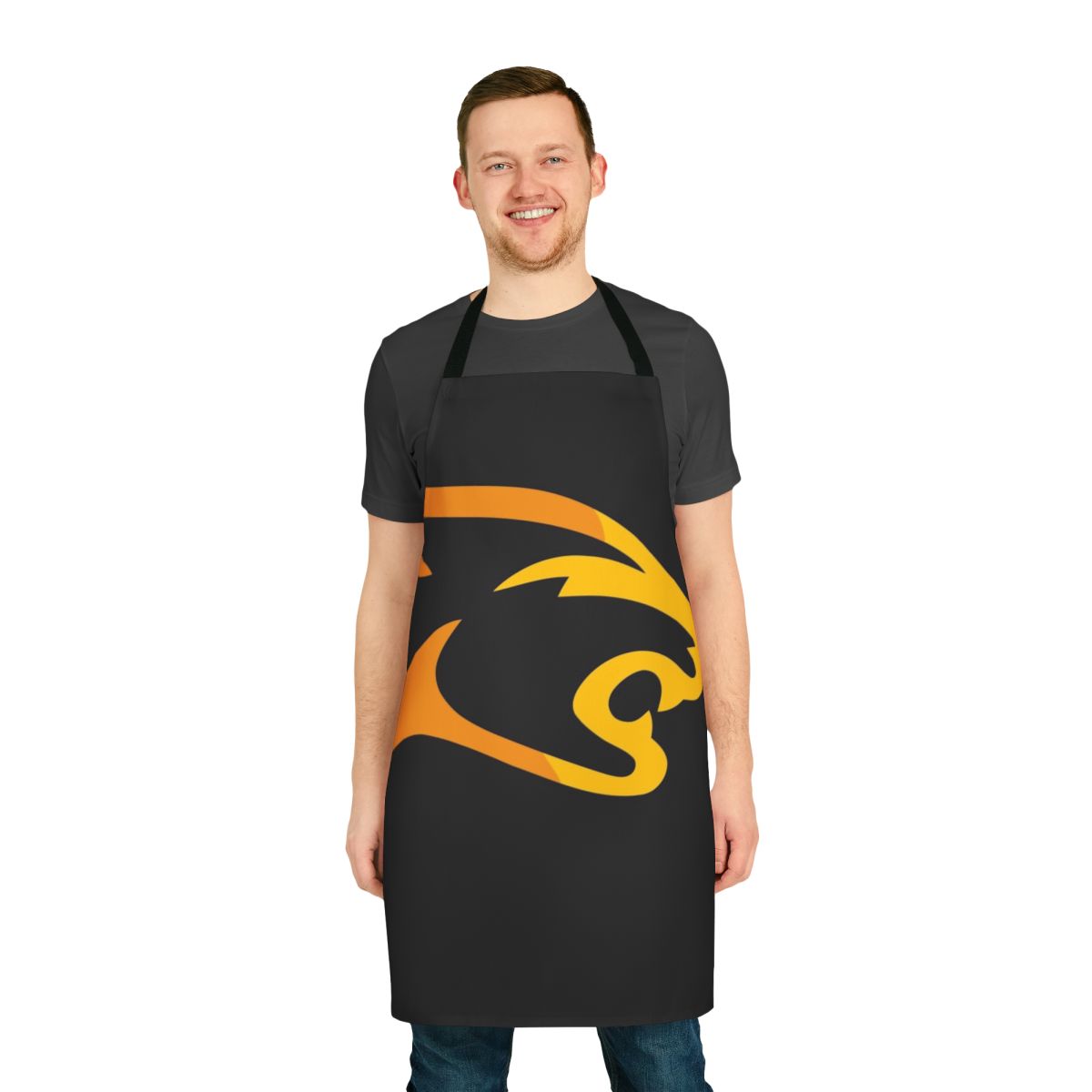 Billiards-themed novelty apron with a humorous graphic design