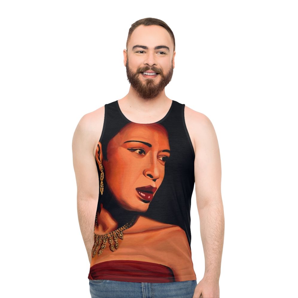 Billie Holiday "Lady Day" Painting Unisex Tank Top