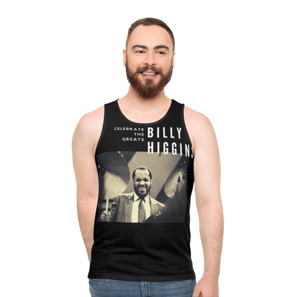 Unisex Tank Top Featuring Jazz Drummer Billy Higgins