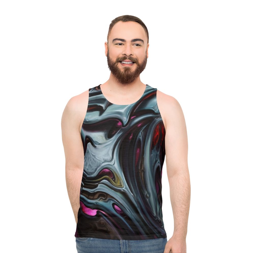 Bioorganic biomechanical unisex tank top
