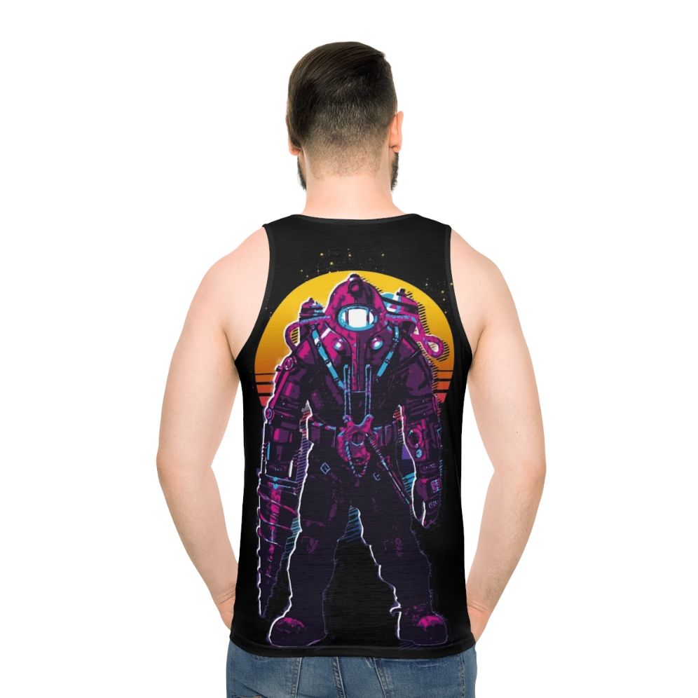 Bioshock Big Daddy Retro 80s Unisex Tank Top