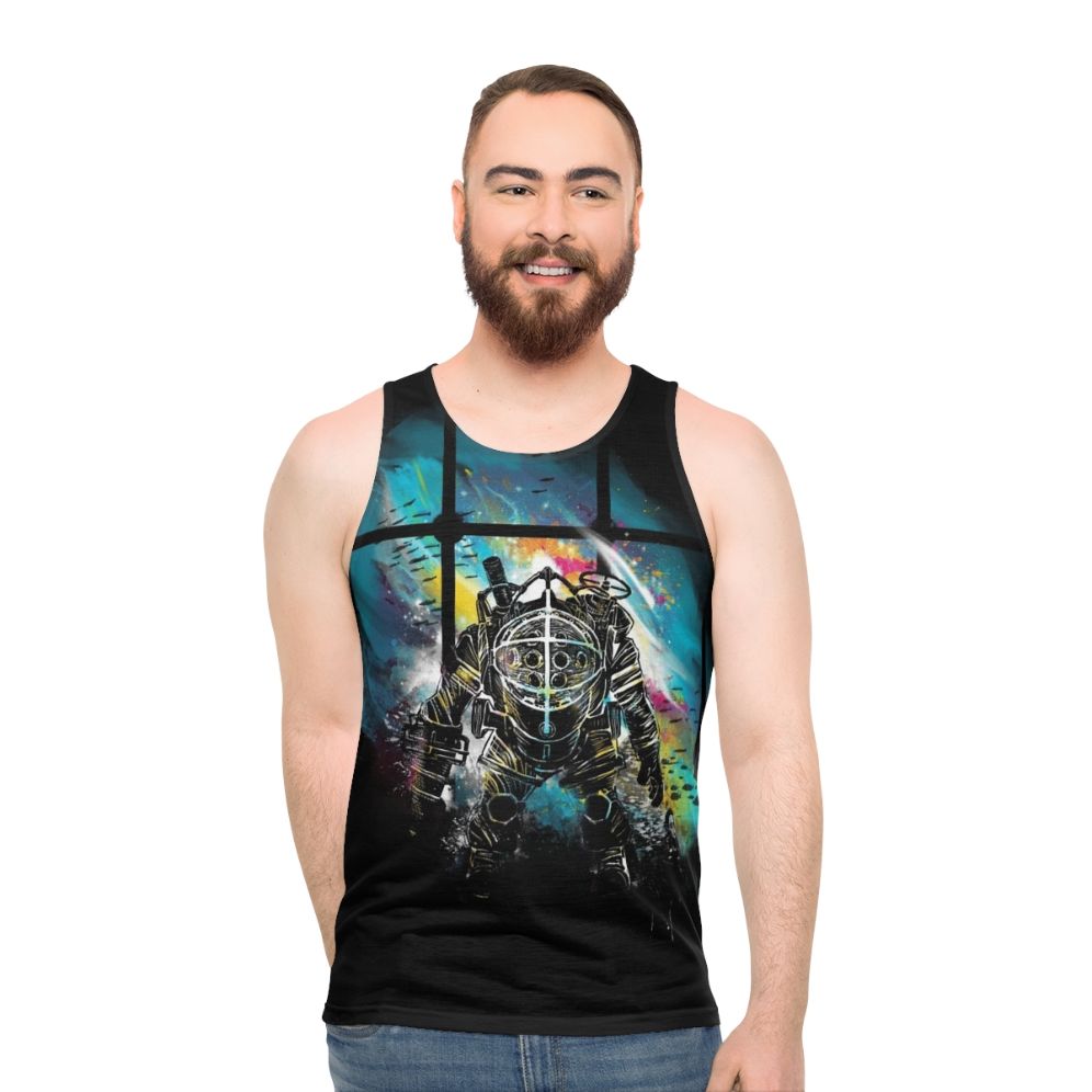 Bioshock inspired Mr Bubbles unisex tank top